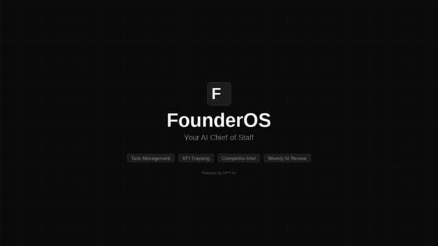 FounderOS screenshot 1
